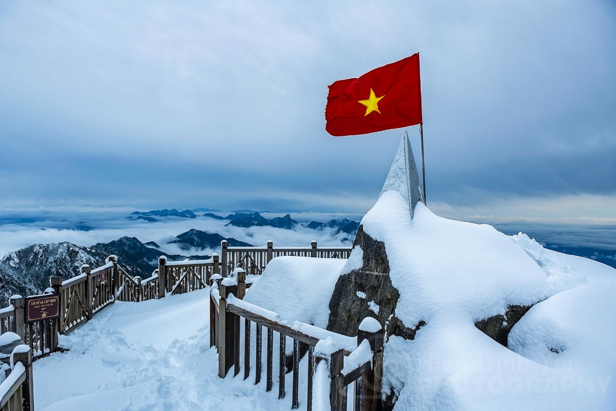 Snowfall creates a stunning and mysterious landscape